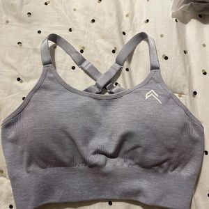 Oner active icey grey sports bra